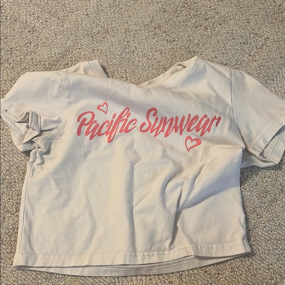 Pacific Sunwear Kids White T-Shirt